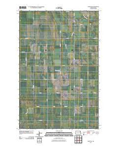 Kempton North Dakota Historical topographic map, 1:24000 scale, 7.5 X 7.5 Minute, Year 2011