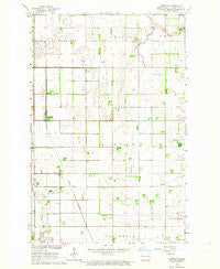 Kempton North Dakota Historical topographic map, 1:24000 scale, 7.5 X 7.5 Minute, Year 1963