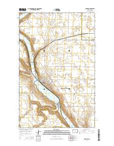 Kenmare North Dakota Current topographic map, 1:24000 scale, 7.5 X 7.5 Minute, Year 2014