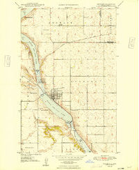 Kenmare North Dakota Historical topographic map, 1:24000 scale, 7.5 X 7.5 Minute, Year 1948
