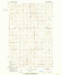 Kensal SE North Dakota Historical topographic map, 1:24000 scale, 7.5 X 7.5 Minute, Year 1951