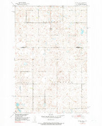 Kensal SE North Dakota Historical topographic map, 1:24000 scale, 7.5 X 7.5 Minute, Year 1951