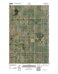 Kensal NW North Dakota Historical topographic map, 1:24000 scale, 7.5 X 7.5 Minute, Year 2011