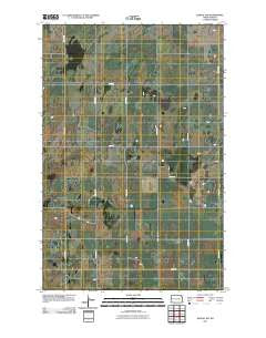 Kensal NW North Dakota Historical topographic map, 1:24000 scale, 7.5 X 7.5 Minute, Year 2011