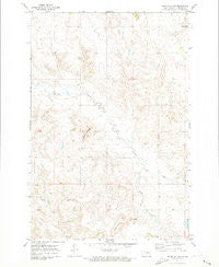 Kiefer Buttes North Dakota Historical topographic map, 1:24000 scale, 7.5 X 7.5 Minute, Year 1971