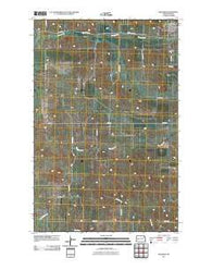 Killdeer North Dakota Historical topographic map, 1:24000 scale, 7.5 X 7.5 Minute, Year 2011
