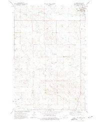 Killdeer North Dakota Historical topographic map, 1:24000 scale, 7.5 X 7.5 Minute, Year 1974