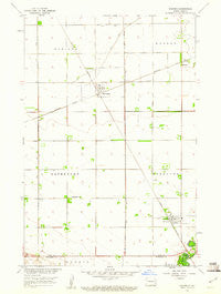 Kindred North Dakota Historical topographic map, 1:24000 scale, 7.5 X 7.5 Minute, Year 1959
