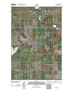 Kintyre North Dakota Historical topographic map, 1:24000 scale, 7.5 X 7.5 Minute, Year 2011