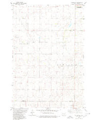 Kintyre NE North Dakota Historical topographic map, 1:24000 scale, 7.5 X 7.5 Minute, Year 1979