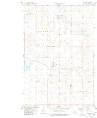 Kintyre North Dakota Historical topographic map, 1:24000 scale, 7.5 X 7.5 Minute, Year 1975