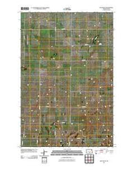 Kintyre NE North Dakota Historical topographic map, 1:24000 scale, 7.5 X 7.5 Minute, Year 2011