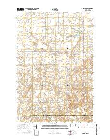 Kintyre NE North Dakota Current topographic map, 1:24000 scale, 7.5 X 7.5 Minute, Year 2014
