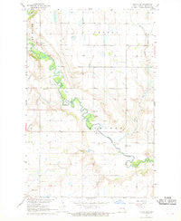 Kloten SE North Dakota Historical topographic map, 1:24000 scale, 7.5 X 7.5 Minute, Year 1967