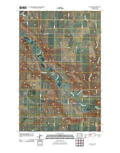 Kloten SE North Dakota Historical topographic map, 1:24000 scale, 7.5 X 7.5 Minute, Year 2011