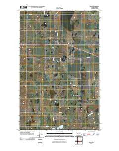 Knox North Dakota Historical topographic map, 1:24000 scale, 7.5 X 7.5 Minute, Year 2011