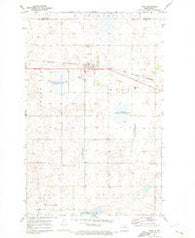 Knox North Dakota Historical topographic map, 1:24000 scale, 7.5 X 7.5 Minute, Year 1971