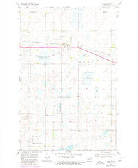 Knox North Dakota Historical topographic map, 1:24000 scale, 7.5 X 7.5 Minute, Year 1971