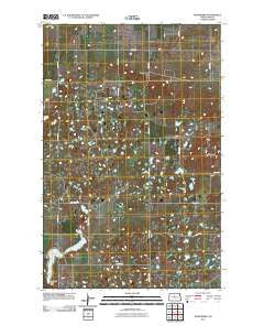 Kongsberg North Dakota Historical topographic map, 1:24000 scale, 7.5 X 7.5 Minute, Year 2011