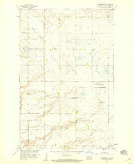 Kongsberg NE North Dakota Historical topographic map, 1:24000 scale, 7.5 X 7.5 Minute, Year 1958