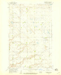 Kongsberg NE North Dakota Historical topographic map, 1:24000 scale, 7.5 X 7.5 Minute, Year 1958