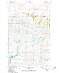 Kongsberg North Dakota Historical topographic map, 1:24000 scale, 7.5 X 7.5 Minute, Year 1981
