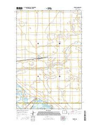 Kramer North Dakota Current topographic map, 1:24000 scale, 7.5 X 7.5 Minute, Year 2014