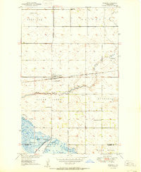 Kramer North Dakota Historical topographic map, 1:24000 scale, 7.5 X 7.5 Minute, Year 1950