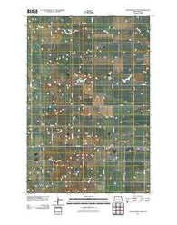 Kulm-Edgeley Dam North Dakota Historical topographic map, 1:24000 scale, 7.5 X 7.5 Minute, Year 2011
