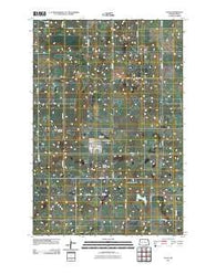 Kulm North Dakota Historical topographic map, 1:24000 scale, 7.5 X 7.5 Minute, Year 2011
