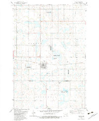Kulm North Dakota Historical topographic map, 1:24000 scale, 7.5 X 7.5 Minute, Year 1982