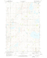 Kunkel Lake North Dakota Historical topographic map, 1:24000 scale, 7.5 X 7.5 Minute, Year 1972