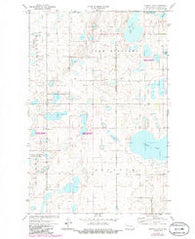 Kunkel Lake North Dakota Historical topographic map, 1:24000 scale, 7.5 X 7.5 Minute, Year 1972