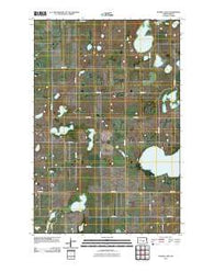 Kunkel Lake North Dakota Historical topographic map, 1:24000 scale, 7.5 X 7.5 Minute, Year 2011