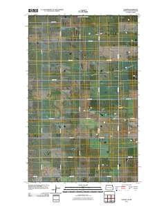 Kuroki North Dakota Historical topographic map, 1:24000 scale, 7.5 X 7.5 Minute, Year 2011