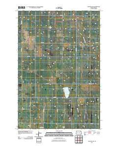 LaMoure SW North Dakota Historical topographic map, 1:24000 scale, 7.5 X 7.5 Minute, Year 2011