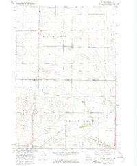 La Mars North Dakota Historical topographic map, 1:24000 scale, 7.5 X 7.5 Minute, Year 1972