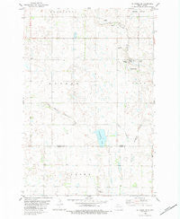 La Moure SW North Dakota Historical topographic map, 1:24000 scale, 7.5 X 7.5 Minute, Year 1982