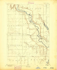La Moure North Dakota Historical topographic map, 1:62500 scale, 15 X 15 Minute, Year 1894