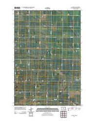 La Mars North Dakota Historical topographic map, 1:24000 scale, 7.5 X 7.5 Minute, Year 2011