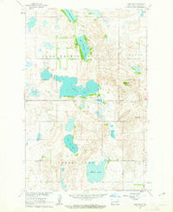Lake Coe North Dakota Historical topographic map, 1:24000 scale, 7.5 X 7.5 Minute, Year 1961