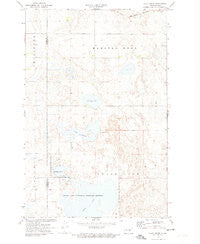 Lake Louise North Dakota Historical topographic map, 1:24000 scale, 7.5 X 7.5 Minute, Year 1972