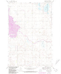 Lake Nettie North Dakota Historical topographic map, 1:24000 scale, 7.5 X 7.5 Minute, Year 1961