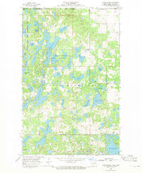 Lake Upsilon North Dakota Historical topographic map, 1:24000 scale, 7.5 X 7.5 Minute, Year 1968