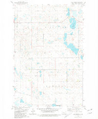 Lake Vernon North Dakota Historical topographic map, 1:24000 scale, 7.5 X 7.5 Minute, Year 1980