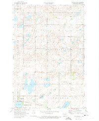 Lake Williams North Dakota Historical topographic map, 1:24000 scale, 7.5 X 7.5 Minute, Year 1972