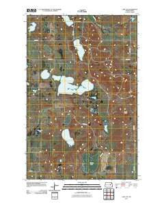 Lake Coe North Dakota Historical topographic map, 1:24000 scale, 7.5 X 7.5 Minute, Year 2011