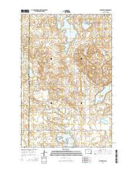 Lake Helen North Dakota Current topographic map, 1:24000 scale, 7.5 X 7.5 Minute, Year 2014
