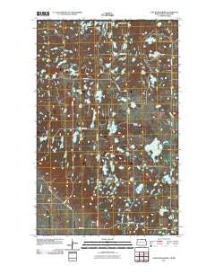 Lake Klingenberg North Dakota Historical topographic map, 1:24000 scale, 7.5 X 7.5 Minute, Year 2011