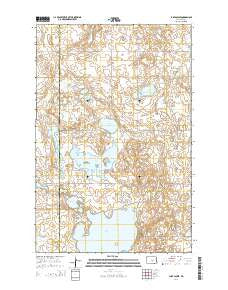Lake Louise North Dakota Current topographic map, 1:24000 scale, 7.5 X 7.5 Minute, Year 2014